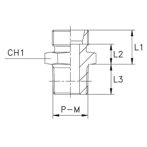 Переходник GE 12L NPT 3/8"