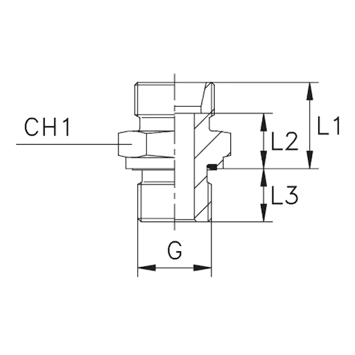 Переходник GE 08LR ED 1/2"