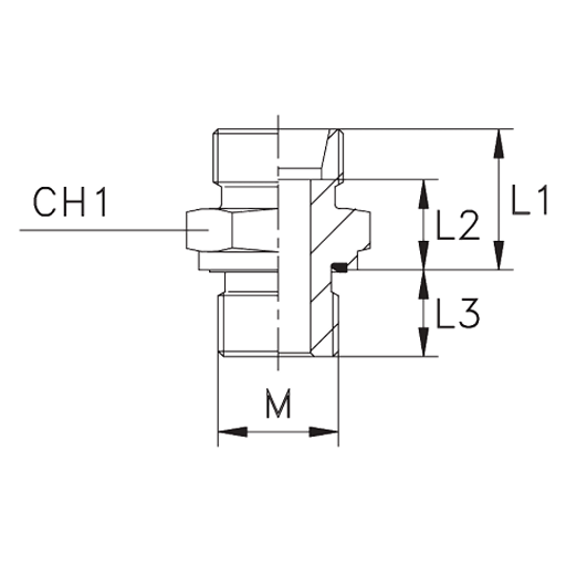 Переходник GE 10L М14 КОРПУС