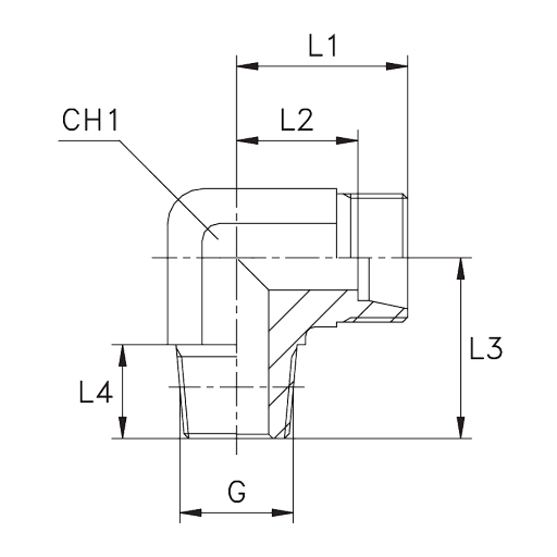 Переходник WE 10L RK 1/4" Корпус