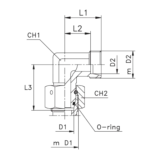 Переходник EVWO 42L КОРПУС