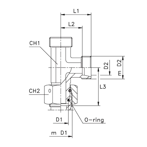 Переходник EVLO 15 L КОРПУС