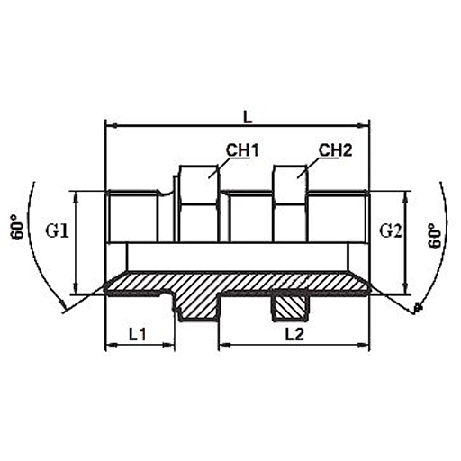 Переходник R 1.1/4" UF R 1.1/4"