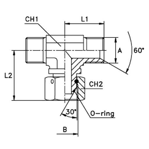 Переходник R 1" UF/UF/IR T