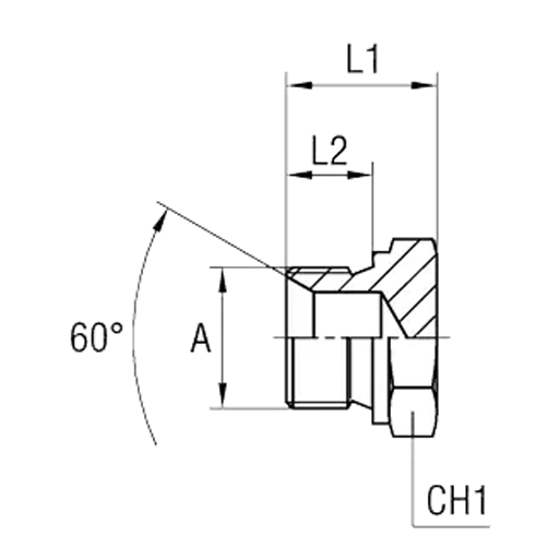 Пробка R 1/8" IR Plugg