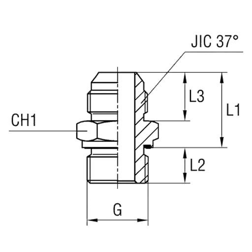 Переходник J GE 8 R 1/8"