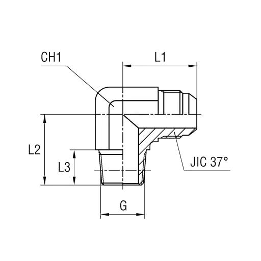 Переходник J WE 6 NPT  1/4"