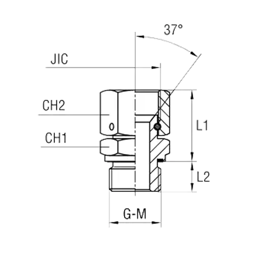 Переходник J EVGE 10 R 3/8''